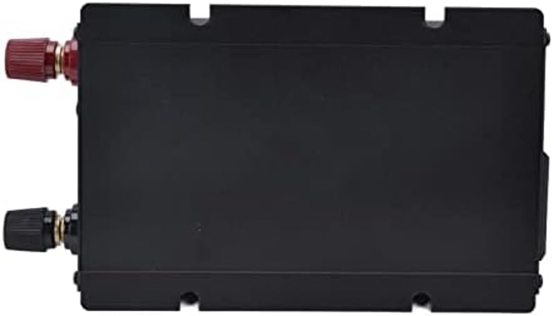 Reiner 3000W szinuszos inverter, 12V-220V, alumínium, kijelzővel - Fekete