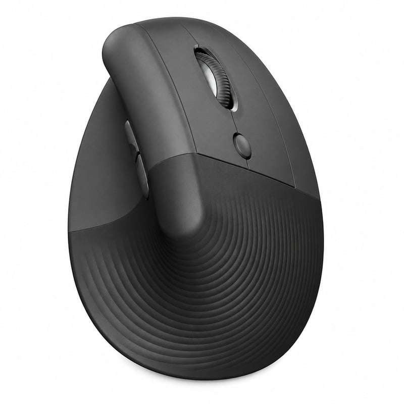 Logitech Lift vertikálna ergonomická myš, bezdrôtová, Bluetooth, pre pravákov — USB prijímač nefunguje (stav: pozri 2. obrázok)