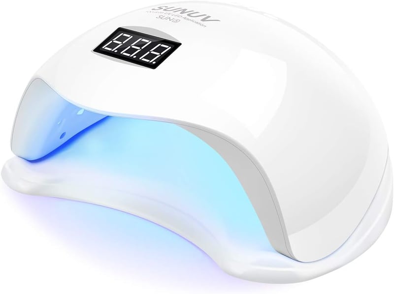 SUNUV Smart 2.0 LED UV műköröm lámpa 36W, időzítővel és LCD kijelzővel