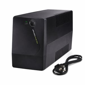 Sursă de alimentare neîntreruptibilă (UPS) Tecnoware ERA PLUS 750VA pentru PC, modem, NAS, POS — defectă, pentru piese: nu funcționează (stare: vezi a 2-a poză)