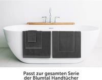Blumtal Pamut Fürdőszobai Szőnyeg, 50x80 cm, 100% Frottír Pamut, Oeko-Tex Tanúsított, Mosógépben Mosható, 2 db-os Szett, Antracit 6