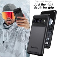 Google Pixel 7 Pro Fekete Védőtok - SwanScout Dupla Rétegű, Ütésálló 6