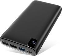 ADDTOP 26800mAh gyorstöltős powerbank LCD kijelzővel, 4 kimenettel 1