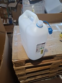 hünersdorff ECO kanister na vodu 22 l, biela, s bezpečnostným uzáverom – chýba výtoková trubica (produkt skladovej klasifikácie) (stav: pozri 2. obrázok) 4