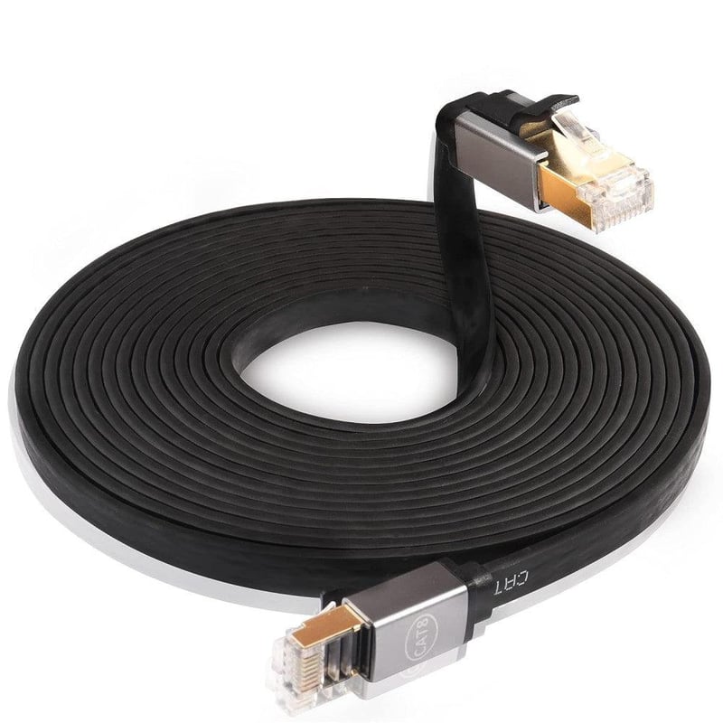CAT 8 Ethernet kábel, 40Gbps, 5m - Gyors RJ45 LAN hálózati patch vezeték