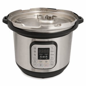 Elektrický tlakový hrniec Instant Pot IP-DUO60 7 v 1, 5,7 l, 1000 W, 220 V – preliačená pokrievka, použitý kus