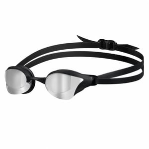 Ochelari de înot de competiție unisex Arena Cobra Core Swipe Mirror pentru adulți, lentile cu efect de oglindă — punți nazale lipsă (stare: vezi a 2-a imagine)