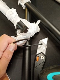 Lampadar LED de colț Osram Matter WiFi, 2000 mm, 20 W, RGBW, 2700-6500 K — defect, pentru piese: cablu tăiat (stare: vezi a 2-a fotografie) 2