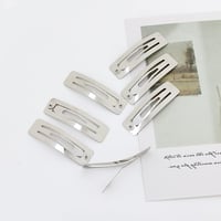 50 db Ezüst Fém Hajcsat Lányoknak és Nőknek - DIY Kézműves Hajdísz 6