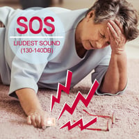 Thopeb Személyi Riasztó Kulcstartó - 130 dB Hangos Sziréna, Stroboszkóp Fény, Vészjelző Időseknek, Nőknek, Diákoknak - Vízálló, Akkumulátoro 4