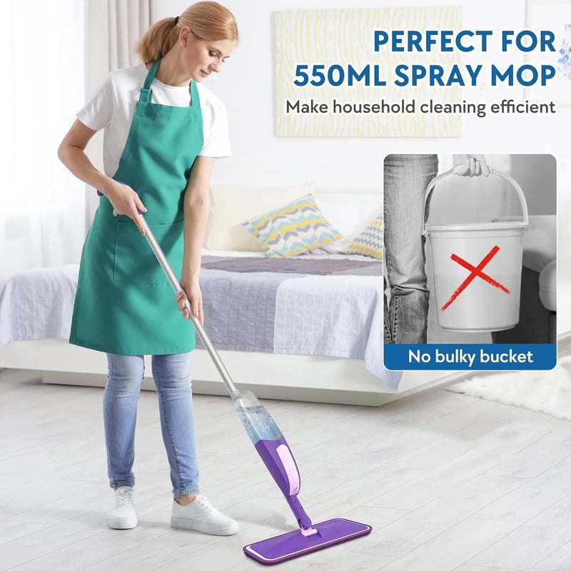 SEVENMAX 550ml Utántölthető Víztartály Spray Felmosóhoz - Cseppmentes
