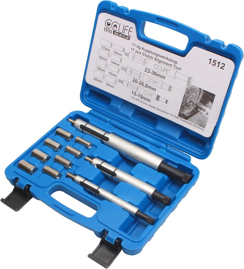 CCLIFE 11 részes kuplung központosító szerszám 12-20 mm