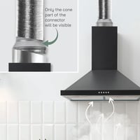 Vent Systems 160-150 mm Horganyzott Acél Szűkítő Adapter - Szellőzőrendszerekhez, Légkondicionálókhoz, Kerek Csővezetékekhez, Egyszerű Telep 3