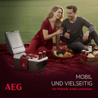 AEG Automotive Board-Bar BK 16 termoelektrični prijenosni hladnjak i grijač, 16 litara, 12V, za automobil i utičnicu, crno-svijetlosiva 8