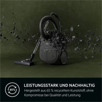 Aspirator cu sac AEG Clean 6000 AB61C1OKO Öko, 850 W, 3,5 L, cablu 12 m, tub telescopic din oțel inoxidabil, 65% material reciclat, roți XL 7