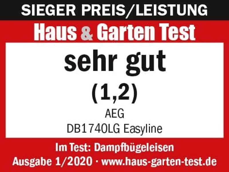 AEG gőzölős vasaló gőzlöket 30g/perc fehér-zöld 250ml tartály