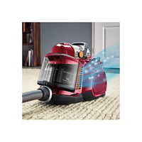 Bezvreckový vysávač AEG LX7-2-CR-A, 750 W, 1,4 l, akčný rádius 9 m, na zvieracie chlpy, umývateľný filter, tichý, červený 5