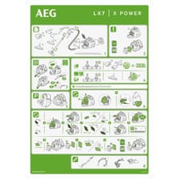 Bezvreckový vysávač AEG LX7-2-CR-A, 750 W, 1,4 l, akčný rádius 9 m, na zvieracie chlpy, umývateľný filter, tichý, červený 7