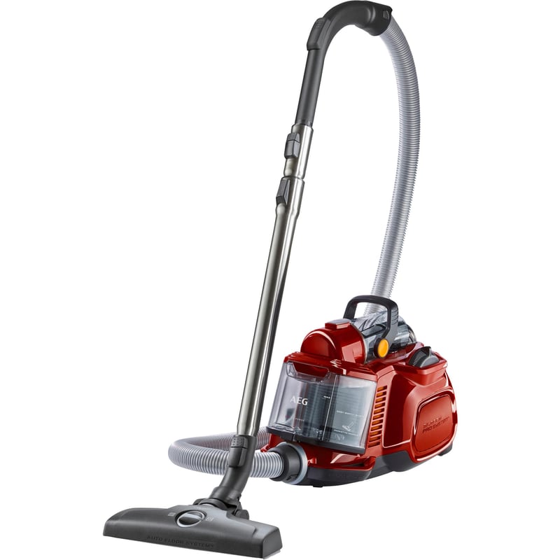 Bezvreckový vysávač AEG LX7-2-CR-A, 750 W, 1,4 l, akčný rádius 9 m, na zvieracie chlpy, umývateľný filter, tichý, červený