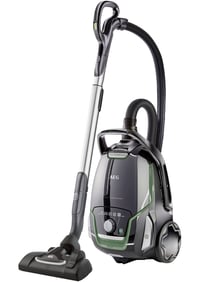 Aspirator cu sac AEG VX9-2-ÖKO, 850 W, 65 dB silențios, 5 litri, rază de acțiune 12 m, filtru lavabil, 70% material reciclat, negru-verde 1