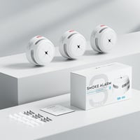 AEGISLINK S500 Füstérzékelő Készlet 3db - 10 Éves Elemmel, Fotoelektromos Tűzjelző, Teszt/Némító Gombbal, Alacsony Töltöttség Figyelmeztetés 7