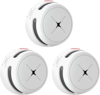 AEGISLINK S500 Füstérzékelő Készlet 3db - 10 Éves Elemmel, Fotoelektromos Tűzjelző, Teszt/Némító Gombbal, Alacsony Töltöttség Figyelmeztetés 1