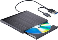 aelrsoch Külső Blu-ray és DVD meghajtó USB 3.0 Type-C csatlakozással olvasás írás 4K Blu-ray lejátszó és rögzítő 1