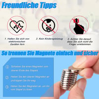 Aenienoe 100db Mini Neodímium Mágnes 3x1mm Erős Kerek Mágneses Tábla Hűtőszekrény 6