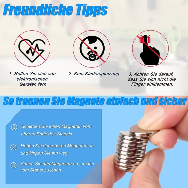 Aenienoe 100db Mini Neodímium Mágnes 3x1mm Erős Kerek Mágneses Tábla Hűtőszekrény