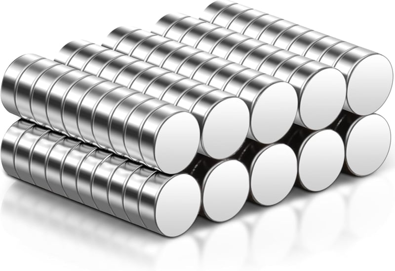 Aenienoe 100db Mini Neodímium Mágnes 3x1mm Erős Kerek Mágneses Tábla Hűtőszekrény