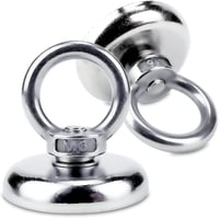 SENSEI 2 Erős Neodímium Mágnes 50 kg Teherbírás 36 mm Acél Karikával 2