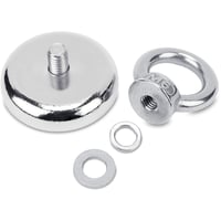 SENSEI 2 Erős Neodímium Mágnes 50 kg Teherbírás 36 mm Acél Karikával 3