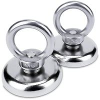 SENSEI 2 Erős Neodímium Mágnes 50 kg Teherbírás 36 mm Acél Karikával 1