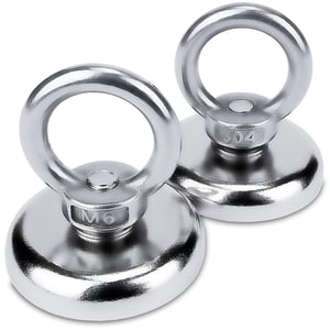 SENSEI 2 Silný neodymový magnet, nosnosť 50 kg, s oceľovým krúžkom 36 mm