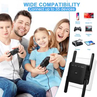 Aenxwa 1200 Mbps Dual Band WiFi Erősítő 2.4GHz 5GHz Repeater Router Access Point 6