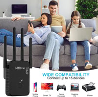 Aenxwa 1200 Mbps Dual Band WiFi Erősítő 2.4GHz 5GHz Repeater Router Access Point 5
