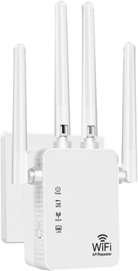 Aenxwa WiFi erősítő 6000m² lefedettséggel, 60 eszközhöz, Ethernet porttal 1