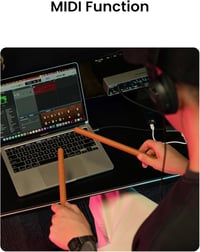 AeroBand PocketDrum2 MAX elektronikus dobszett 2024, légütős dobok USB MIDI 7