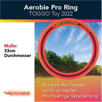 Aerobie Pro Repülő Gyűrű - Narancssárga Frizbi Korong, Könnyű Műanyag, Kültéri Játék Gyerekeknek és Felnőtteknek, 33 cm

AI: I've created a  3