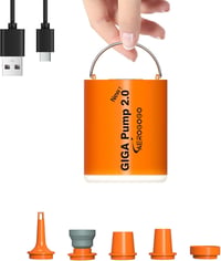 Aerogogo GIGA Pump 2.0 elektromos hordozható légpumpa 1300 mAh akkumulátor 1