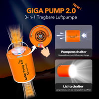 Aerogogo GIGA Pump 2.0 elektromos hordozható légpumpa 1300 mAh akkumulátor 6