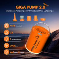 Aerogogo GIGA Pump 2.0 elektromos hordozható légpumpa 1300 mAh akkumulátor 2