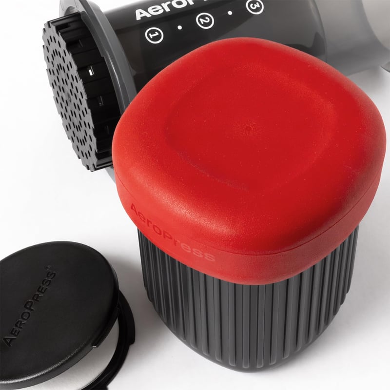 AeroPress Go Utazó Kávéfőző Szett - 3 az 1-ben Főzési Módszer French Press Szűrős Espresso - Kompakt Hordozható Kávégép