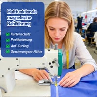 Ghidaje Magnetice pentru Mașina de Cusut Aerzouser din Oțel, pentru Cusături Drepte, Set de 2 bucăți 4