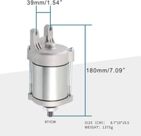 GOOFIT 9T CW Elektromos Indítómotor MXU Mongoose 250/300 Modellekhez (2004-2009) - Gyári Alkatrész Helyettesítő 2
