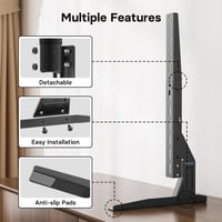 1home Univerzális TV Állvány Asztali Monitortartó 22-65" Képernyőkhöz - Televízió Talp Konzol LCD LED Képernyőemelő 4