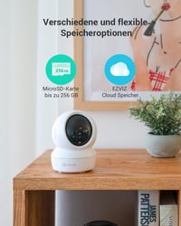 EZVIZ C6N WiFi IP Beltéri Kamera 1080P - 360° Lefedettség, Éjjellátó, Kétirányú Hang, MicroSD Támogatás, Mozgásérzékelés Otthoni és Bébi Meg 7