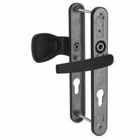 Set mâner ușă Bricard 77E8081 Osmose 2 pe rozetă pentru intrare — defect, pentru piese: mâner fără tijă (stare: vezi a 2-a poză) 1