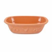 Vas de gătit din ceramică Römertopf Rustico cu capac – vas roman din teracotă de 5 litri — vas de gătit fără capac (stare: vezi a 2-a poză) 1