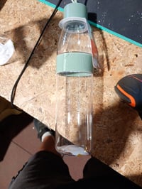 Fľaša na vodu Mepal Ellipse 700 ml Nordic Sage zelená, opakovane použiteľná fľaša na sýtené nápoje — poškriabaná (stav: pozri 2. obrázok) 2